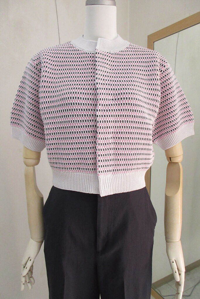 マカフィー、ギマコットン ハーフスリーブカーディガン