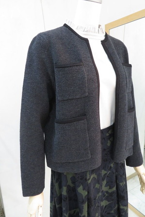 ボールジィ、ウールナイロンブークレーフロントオープン