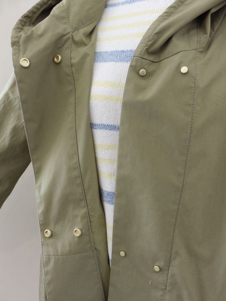 MACPHEE コットンナイロンポプリン フーデッドジャケット ¥23,100