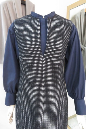 ボールジィ、ワッフルツイードキーネックワンピース : VOYAGE 北上尾