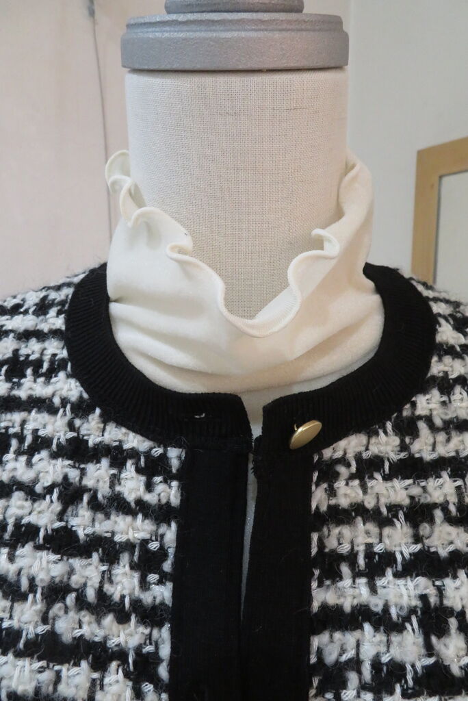 ボールジィ、ニットコンビツイードフレンチスリーブジレ : VOYAGE 北上尾