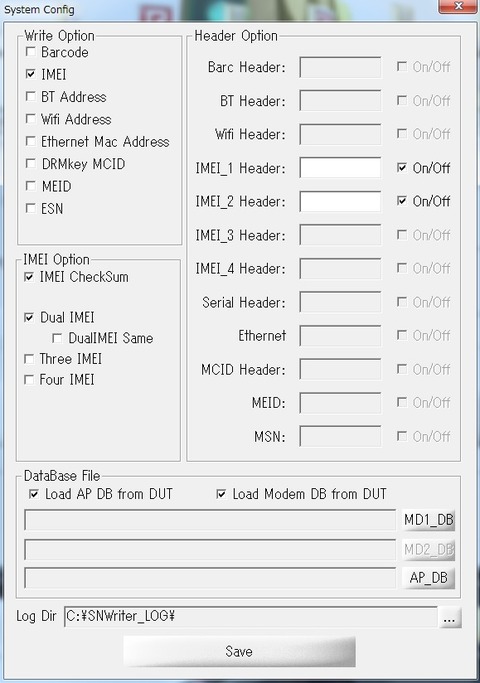 config
