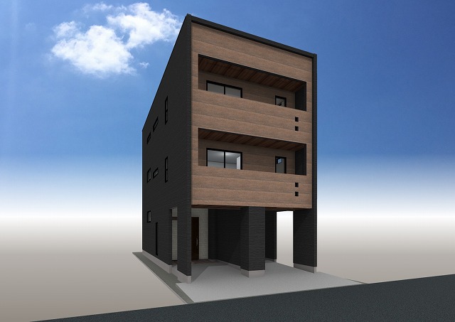 香呑町外観ご提案パース②