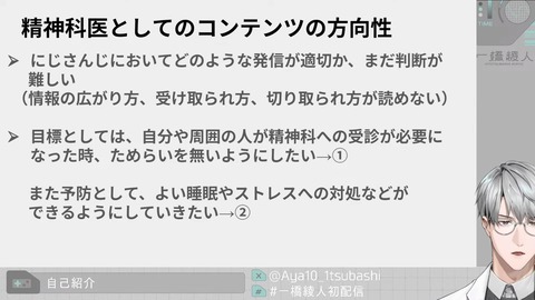 【初配信】はじめまして、一橋綾人です【にじさんじ】 4-57 screenshot