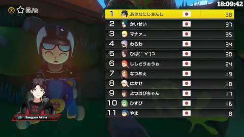 【第６回 #マリカにじさんじ杯｜予選Dリーグ】ついに本番！三枝明那視点 1-17-41 screenshot