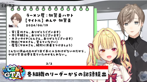 【6_20】にじさんじGTAニュース！【星川サラ_叶_にじさんじ】＃にじGTA 20-40 screenshot