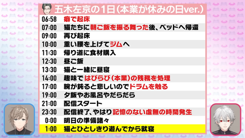 エリートの一日にくろのわ衝撃の連続!?ライバーのスケジュールを見てみよう #くろなん 38-8 screenshot