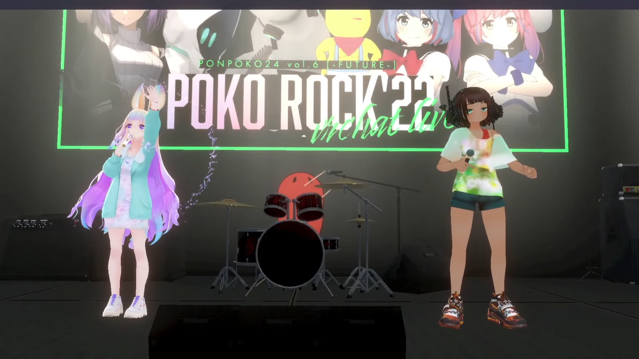 【ぽんぽこ24】POKO ROCK'22『VRCでここまでできるんか』『VRで見たらめちゃくちゃ凄そう』:VTuberNews