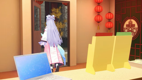 【 #司賀りこが3Dだよ 】君を笑顔へご案内✨しがりこが動くよ。【司賀りこ_にじさんじ】 54-28 screenshot
