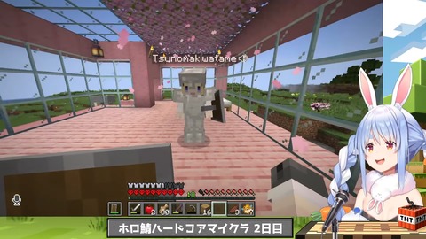 【Minecraft】ホロ鯖ハードコアマイクラ開始！2日目ぺこ！【ホロライブ_兎田ぺこら】 3-53-51 screenshot