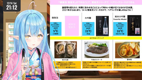 【雪夜月】重大告知あり！みんな一緒に乾杯しよう～！【 雪花ラミィ _ホロライブ】 (4)