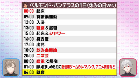 エリートの一日にくろのわ衝撃の連続!?ライバーのスケジュールを見てみよう #くろなん 12-0 screenshot