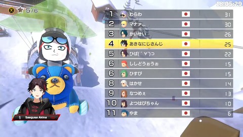 【第６回 #マリカにじさんじ杯｜予選Dリーグ】ついに本番！三枝明那視点 1-13-27 screenshot