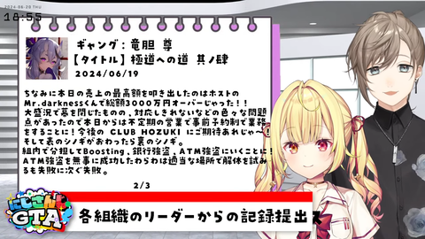 【6_20】にじさんじGTAニュース！【星川サラ_叶_にじさんじ】＃にじGTA 22-40 screenshot