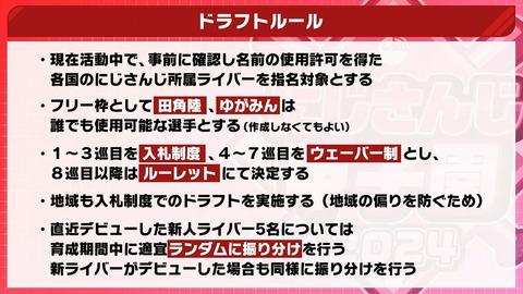 にじさんじ甲子園2024 ドラフト会議【 #にじ甲2024 】 11-22 screenshot