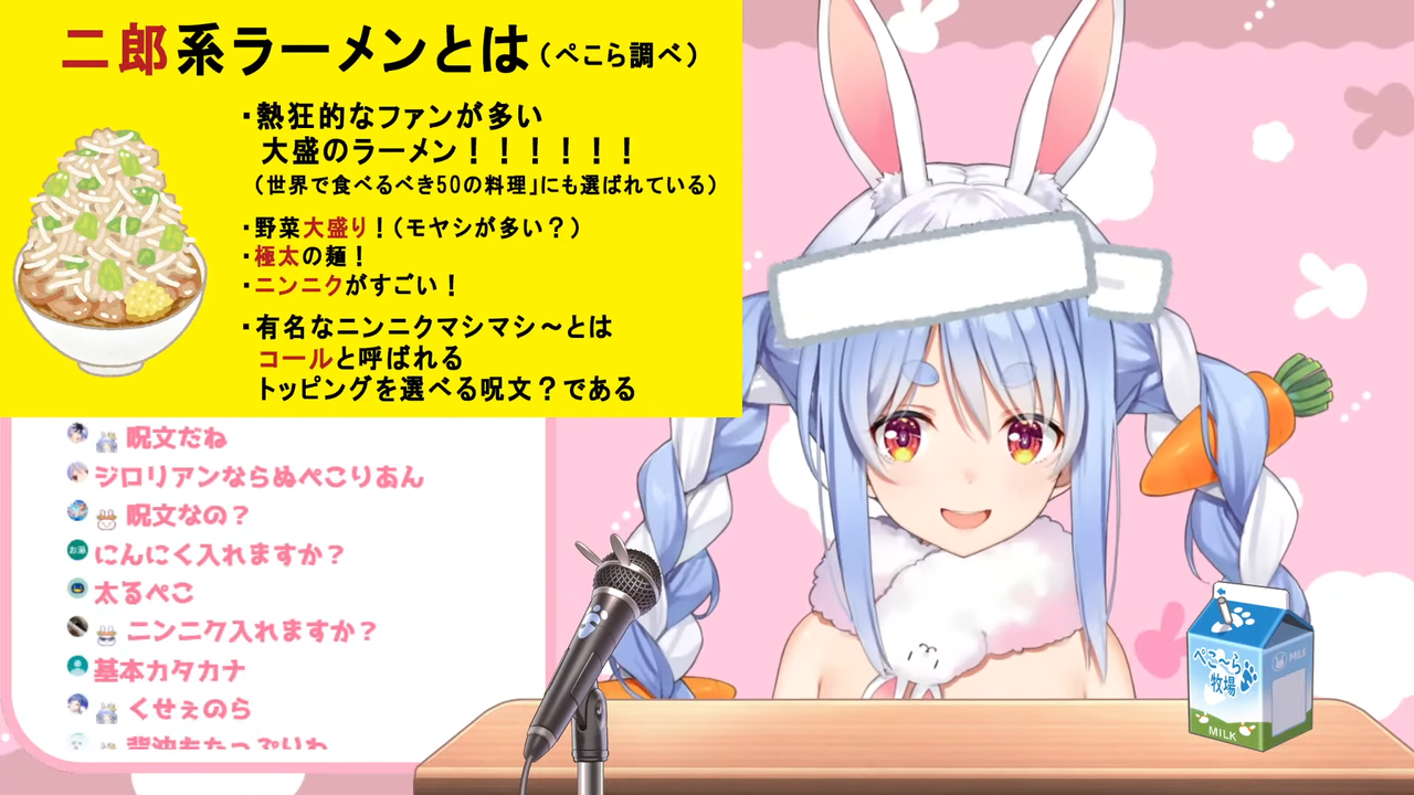 ホロライブ 二郎エアプによるラーメンぺこ二郎 かつてない程スレが盛り上がるｗｗｗ Vtubernews