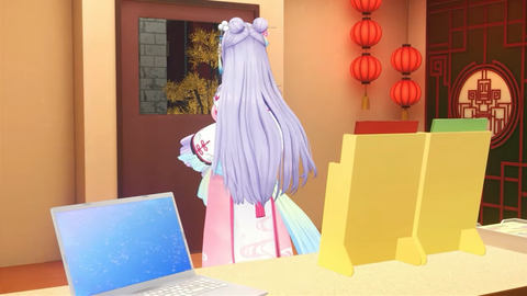 【 #司賀りこが3Dだよ 】君を笑顔へご案内✨しがりこが動くよ。【司賀りこ_にじさんじ】 54-23 screenshot