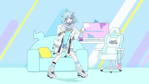 【初配信】ゴゴゴゴ、、#水宮枢初配信 #hololiveDEV_IS #FLOWGLOW 0-35 screenshot