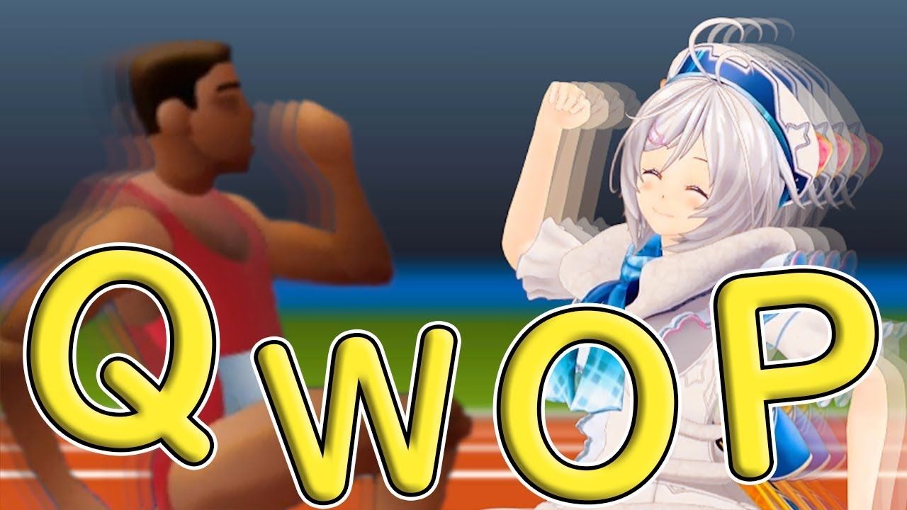 シロ Qwop 100m走るだけの激ムズゲーがクリアできません Vtuber動画速報