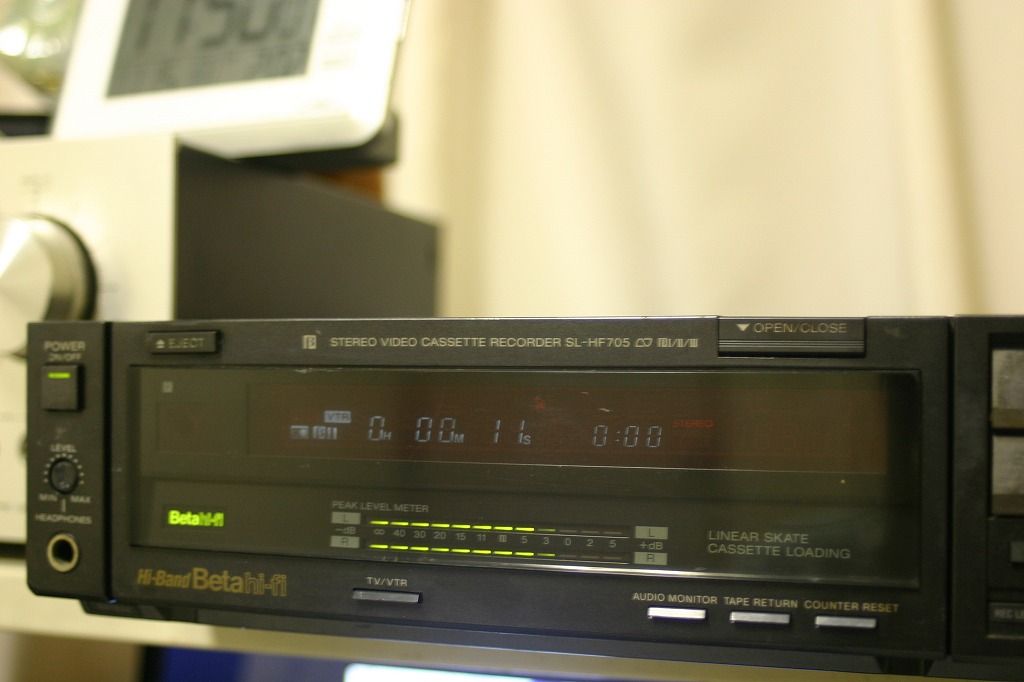 ベータマックス SONY SL-HF705を入手。 : オーディオビジュアル見聞録