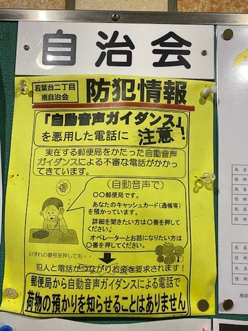（１）防犯情報