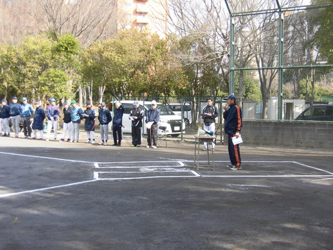 若葉台リーグ-峰松会長挨拶