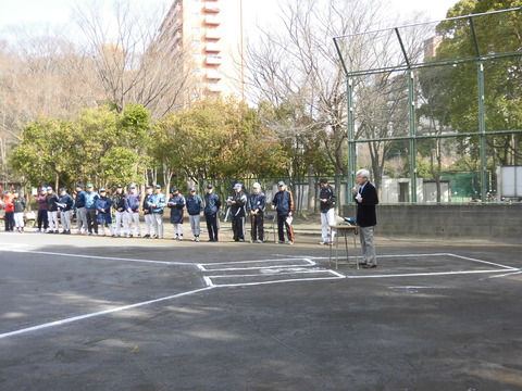 若葉台リーグ-山岸会長挨拶