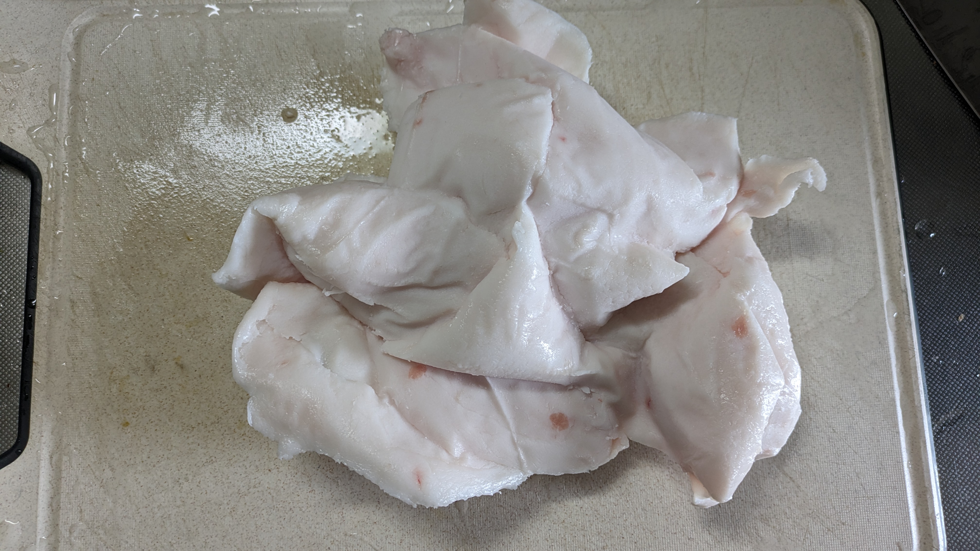 ラード 】 超簡単 鹿児島黒豚の背脂で作るラード オリジナルレシピ : 隆家の食質(食夢質聞)ー美味いもんは旨い 〜グルメじゃなくて美味しい ...