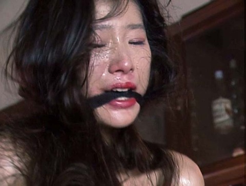 猿轡 口枷 をされる女 の 口拘束 AV エロ 画像 ashiya34
