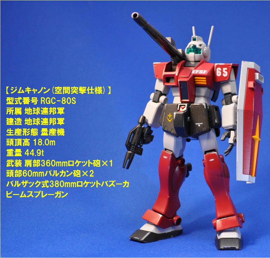前期量産型ジム系統14 ジムキャノン 空間突撃仕様 なんとなくgmが好き