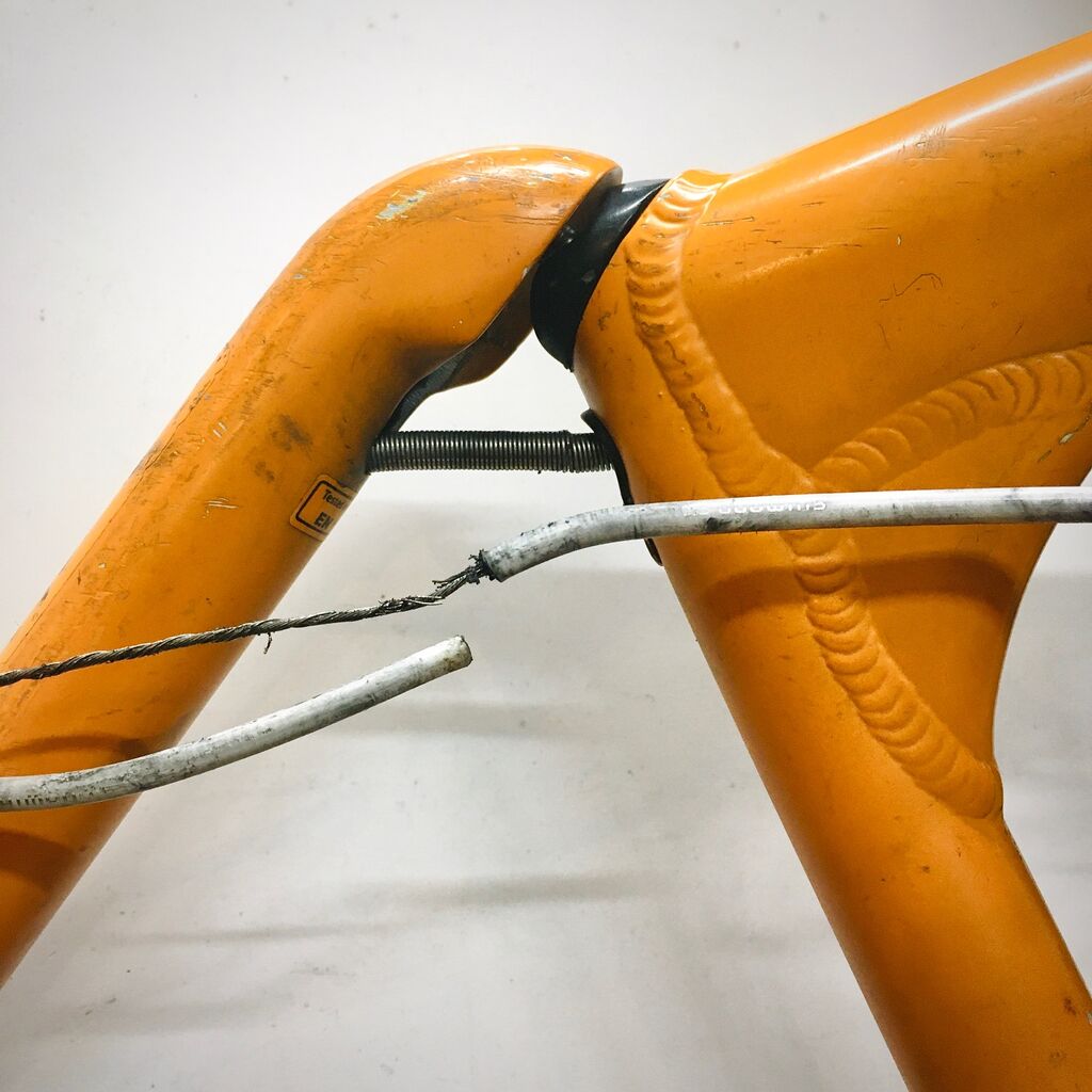 STRIDA ストライダ 5.0 オレンジ 折りたたみ自転車 飲まさ ペダル交換済み
