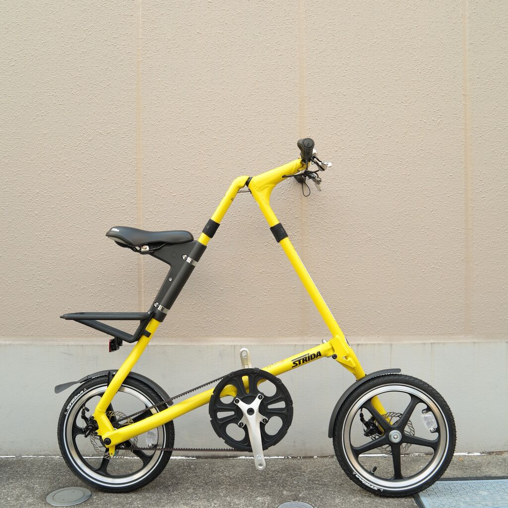 送料込　ストライダ　自転車　イエロー　美品　strida5 STRiDA(ストライダ) LT 在庫しています！ : wadacycle news