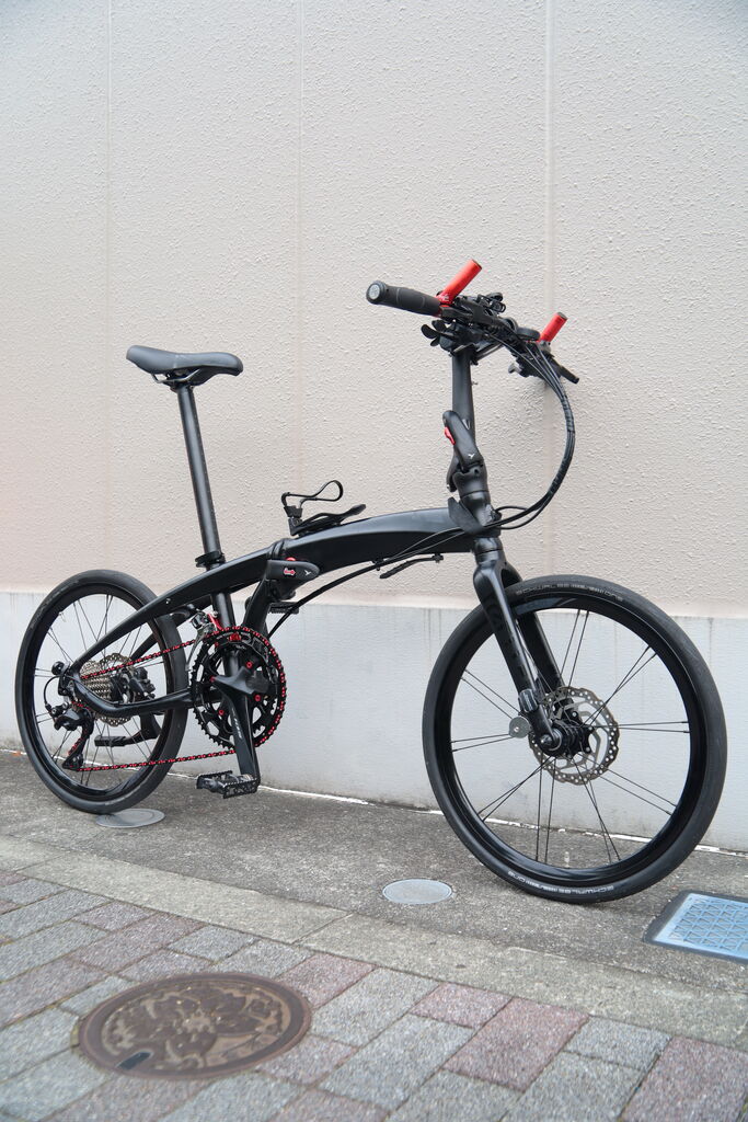 シマノ105 フロントディレイラーとRIDEA製アダプター