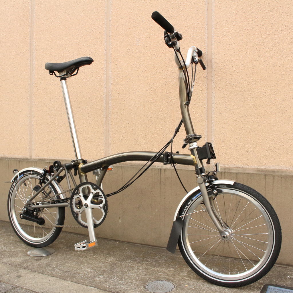 COLORPLUS BROMPTON ブロンプトン チタン Mハンドル ブラウン COLORPLUS BROMPTON ブロンプトン チタン Mハンドル ブラウン