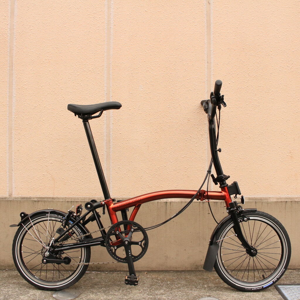 BROMPTON - 2019ブロンプトン　M2L ブラック　前後キャットアイライト　定価22万円 2019ブロンプトン M2L ブラック 前後キャットアイライト 定価22万円