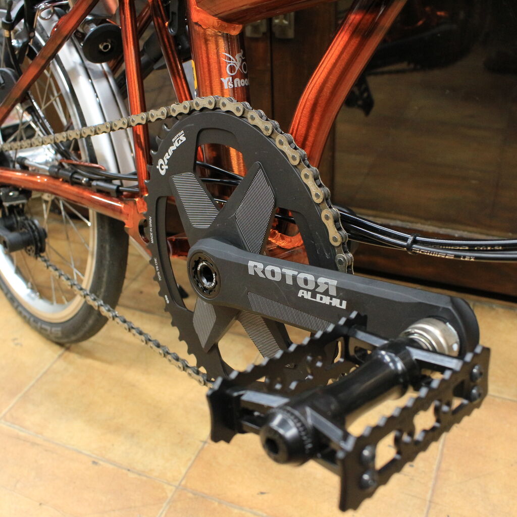 ブロンプトン用　クランク　ペダル　チェーンリング　セット BROMPTON Crankset - Spider type | LORO ONLINE STORE