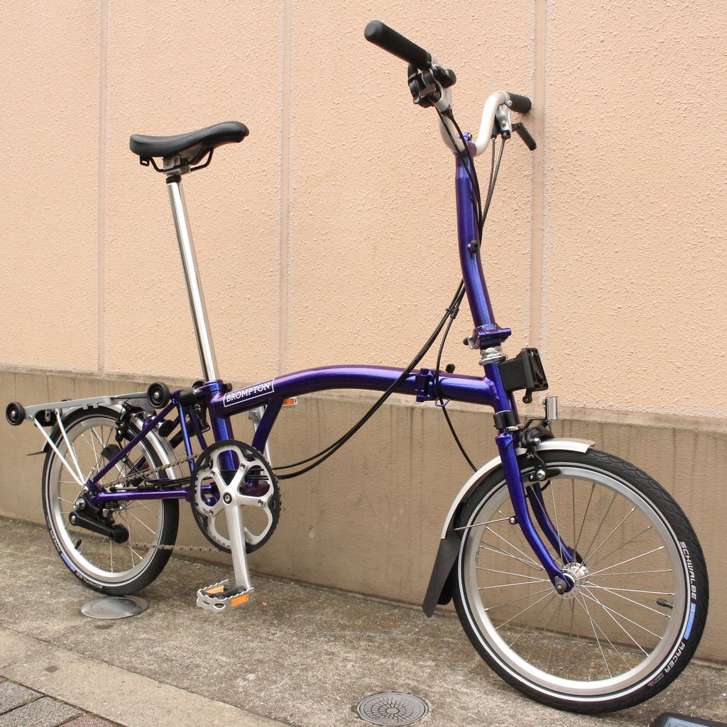 BROMPTON(ブロンプトン)新色［フレイムラッカー］［パープル