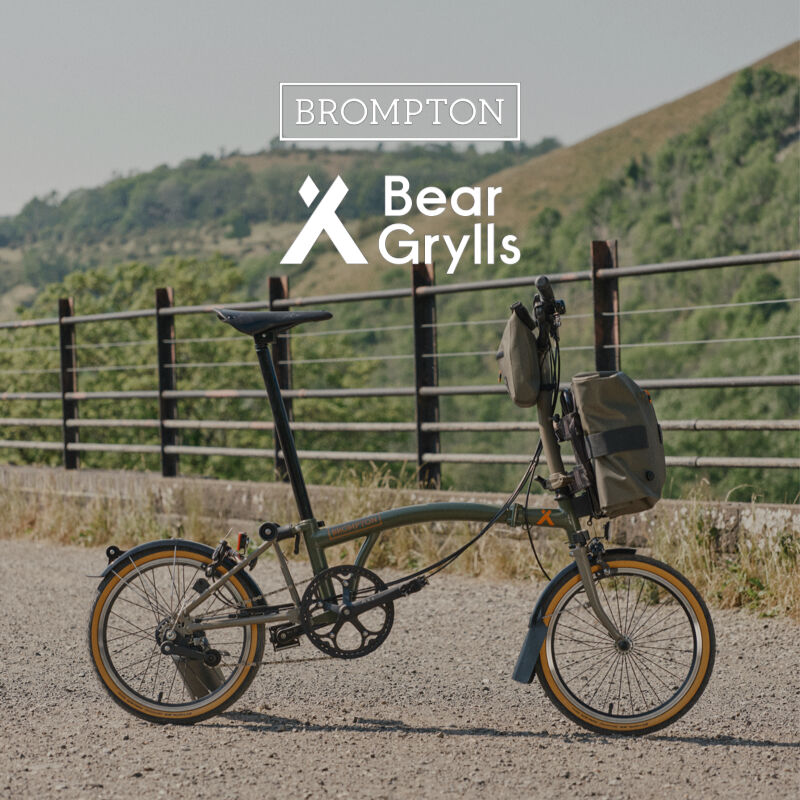 限定品】 Brompton x Bear Grylls 翳し 防水バック 限定品】 Brompton x Bear Grylls 翳し 防水バック