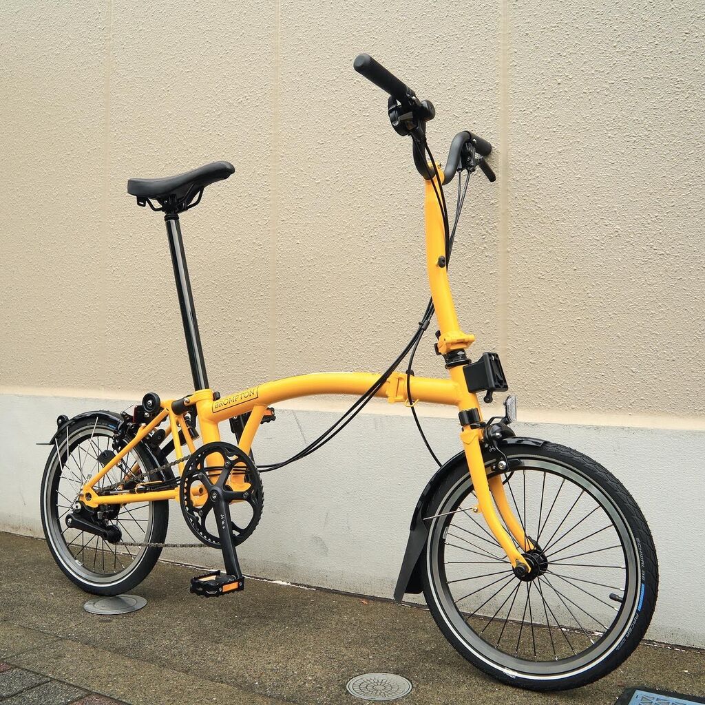 ブロンプトン　バンブルビーイエロー　S6R　今週限定お値引き BROMPTON P-Lineに「バンブルビーイエロー」が新登場！【在庫