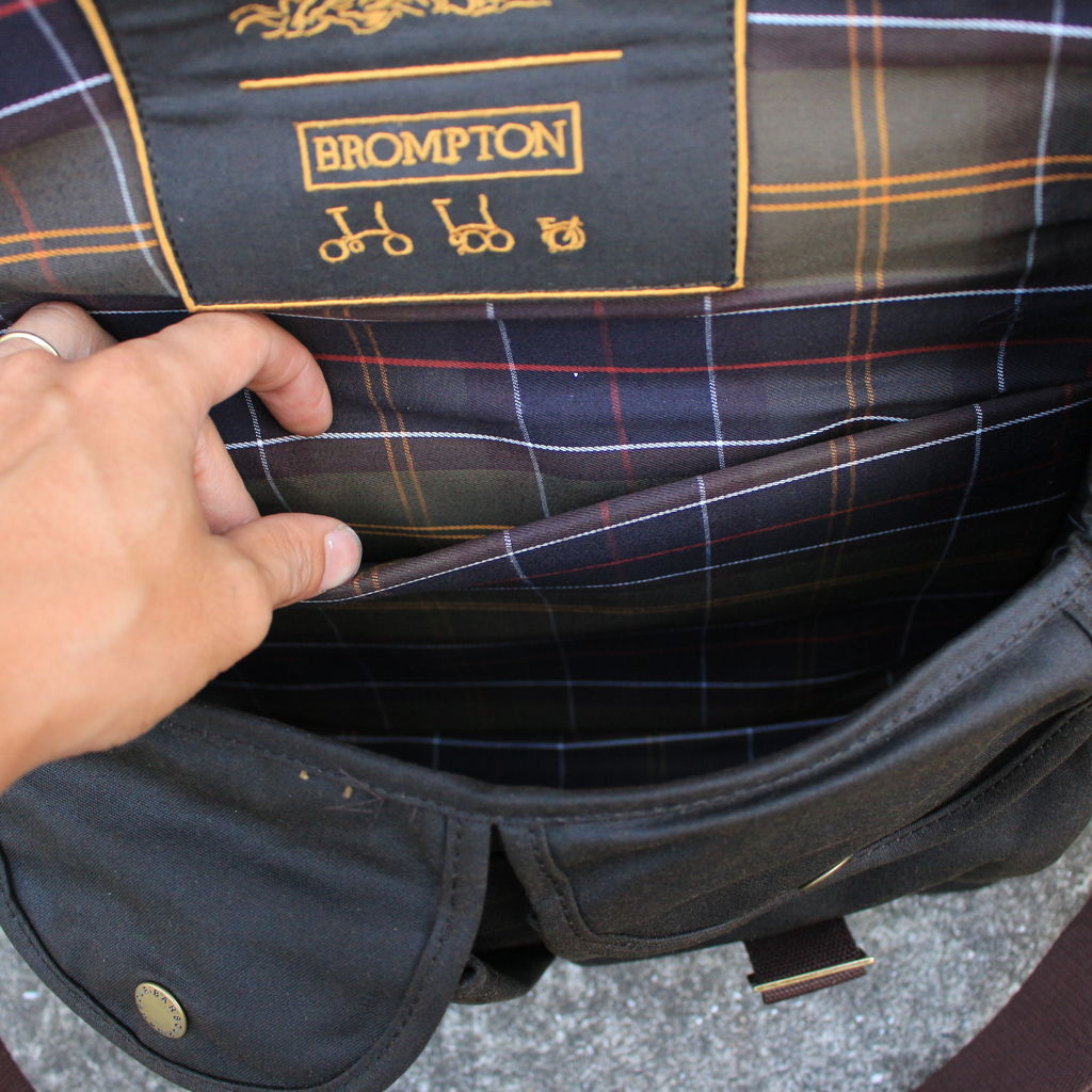 Brompton x Barbour］ Tarras Bag の詳細 : wadacycle news
