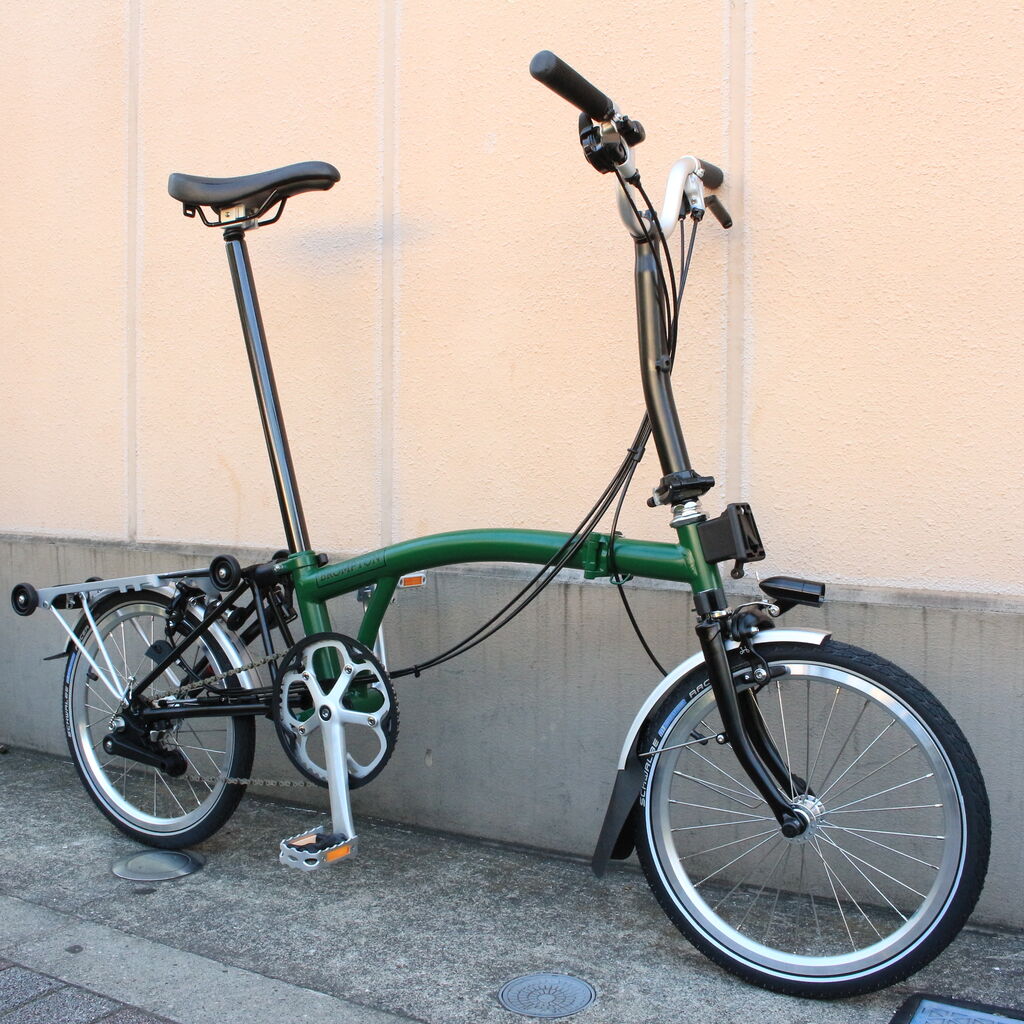 BROMPTON(ブロンプトン) シートピラーをブラックにすると雰囲気が