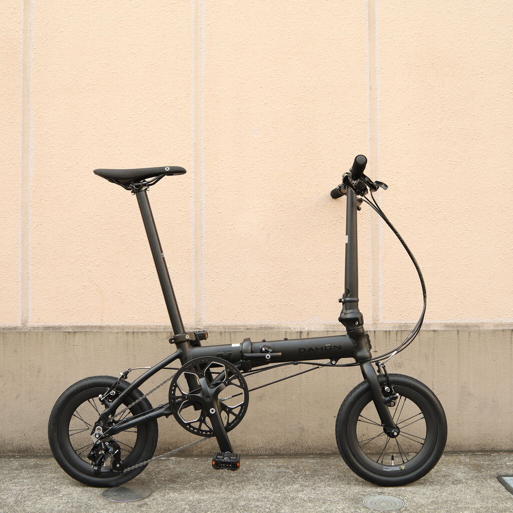 限定生産] DAHON(ダホン) K3 Matte Black (14” Carbon Wheel仕様)入荷