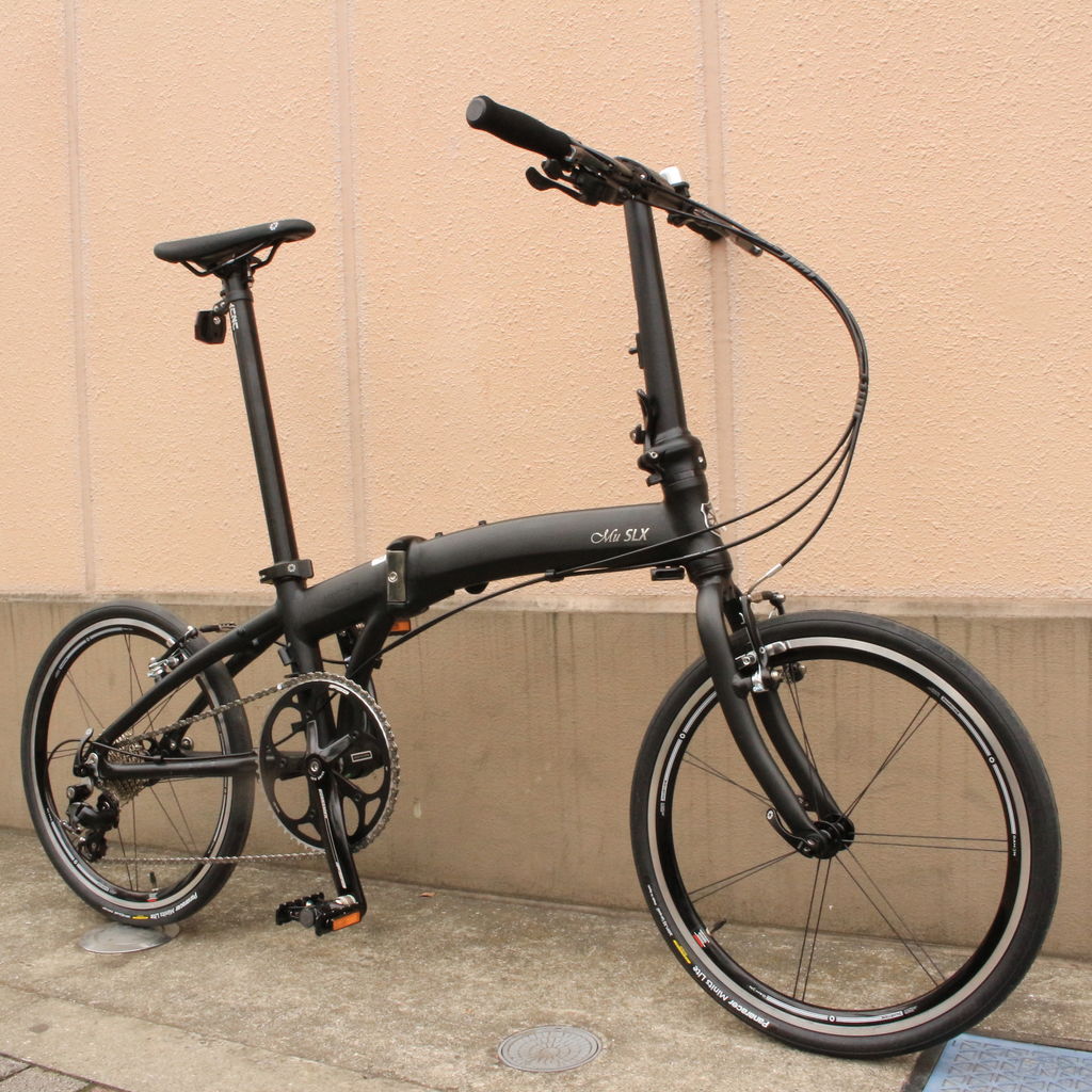 DAHON Mu SLX マットブラック カスタム多数 折りたたみ自転車 黒 DAHON Mu SLX マットブラック カスタム多数 折りたたみ自転車 黒