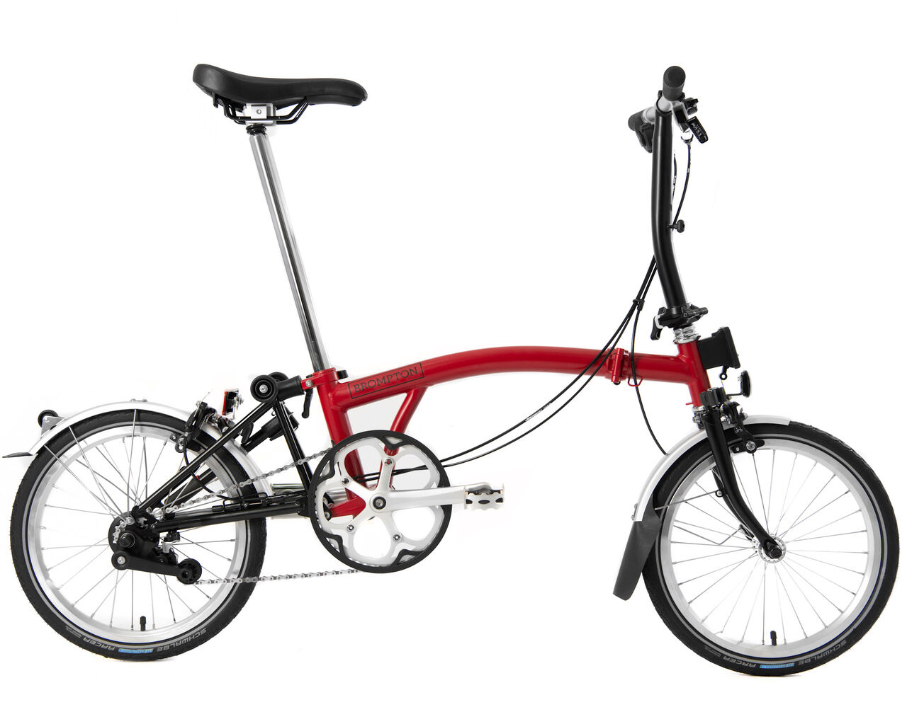 値下げ) (BROMPTON (M3R) 折りたたみ自転車 赤 ブロンプトン2016 M3R