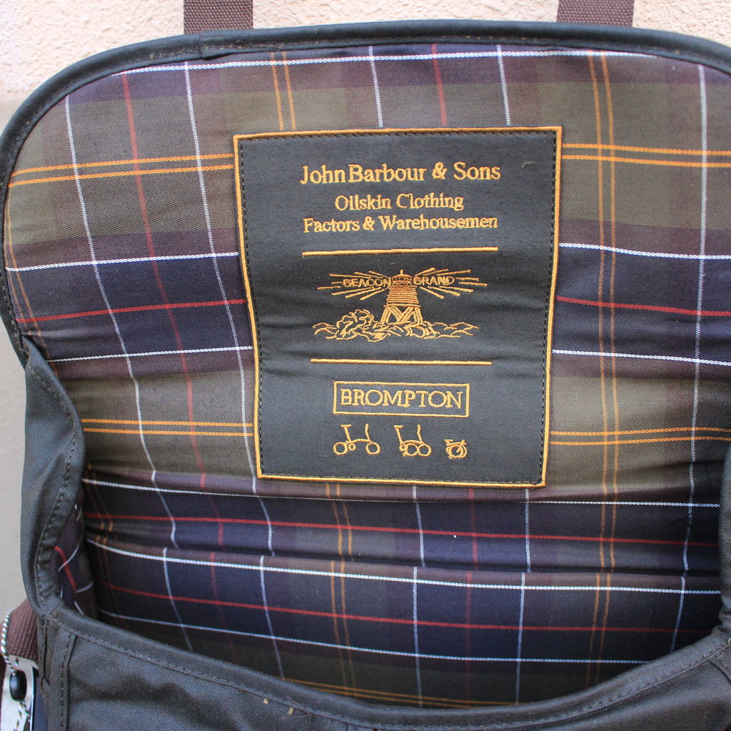 Brompton x Barbour］ Tarras Bag の詳細 : wadacycle news