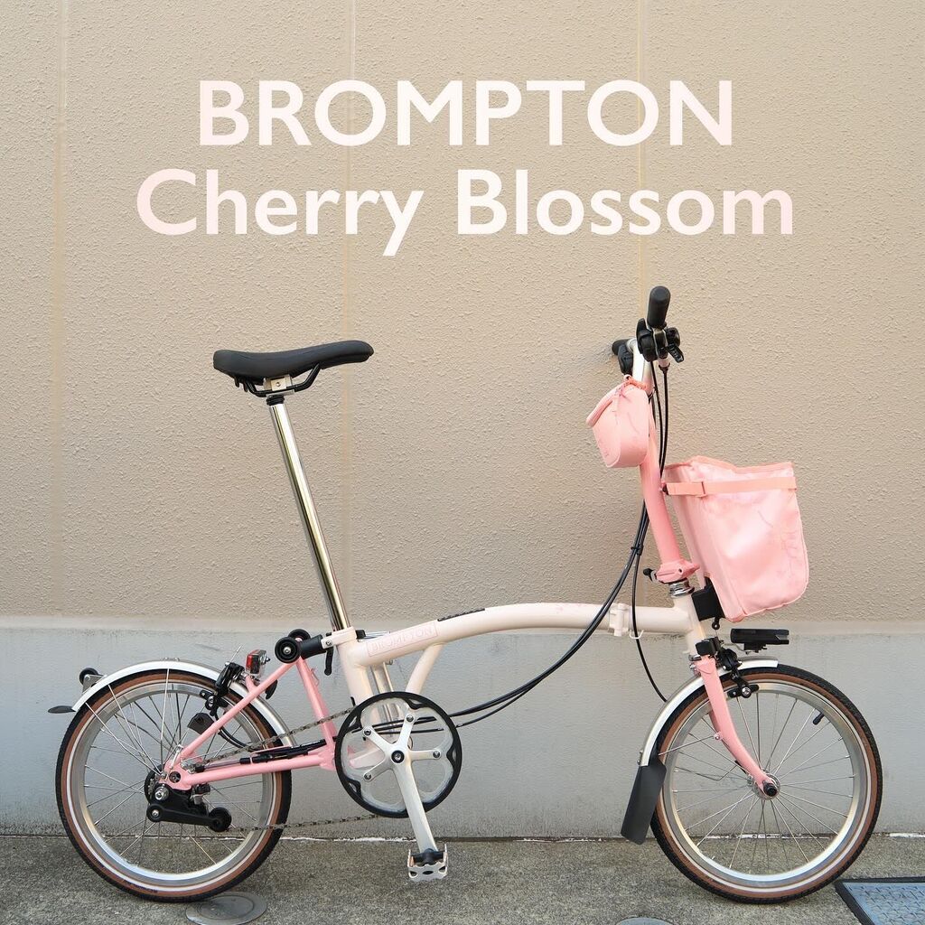 希少 BROMPTON ブロンプトン 折りたたみ自転車 チェリーブロッサム