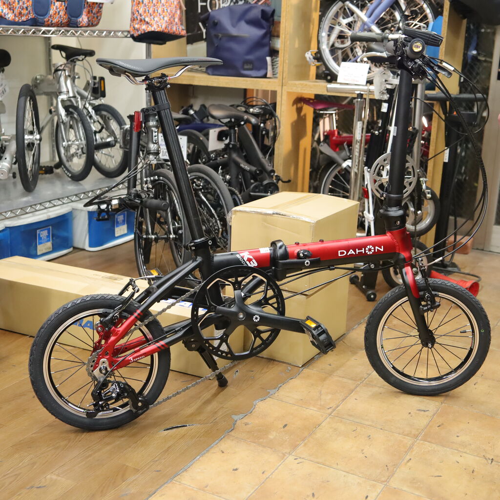 DAHON K3 入荷しました!!![ガンメタル/レッド/シルバー DAHON K3 入荷しました!!![ガンメタル/レッド/シルバー