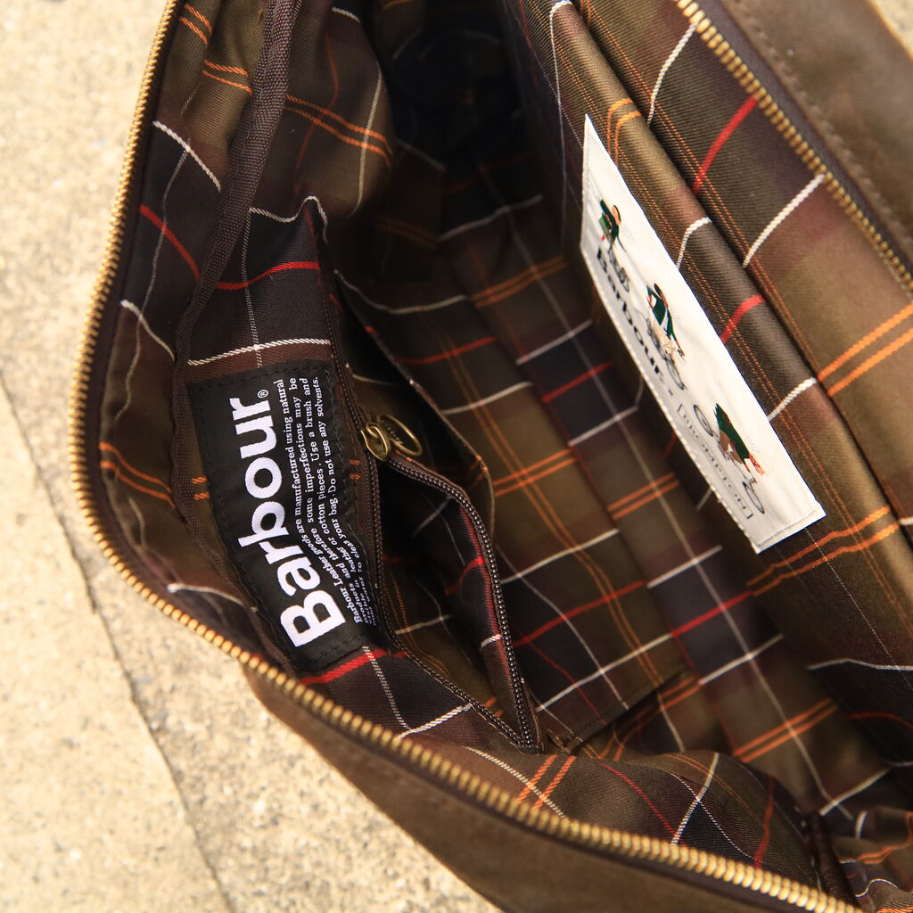 Barbour × Brompton Wax City Bag ブロンプトン Barbour × Brompton Wax City Bag : LORO CYCLE WORKS