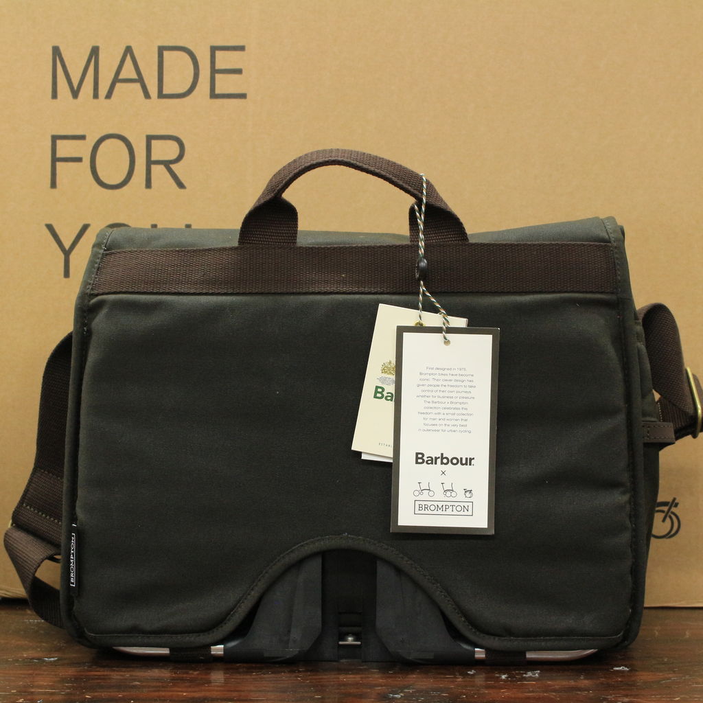 Barbour x Brompton］のTarras Bag が改良されて再入荷しました