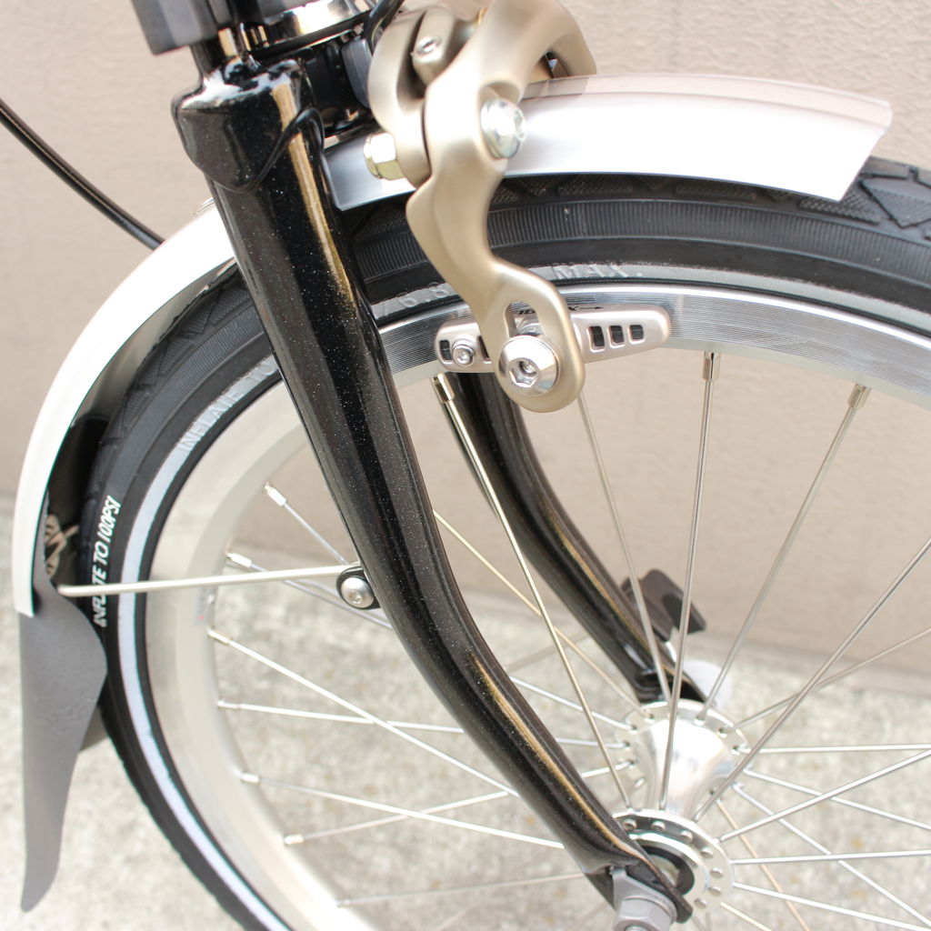 BROMPTON - 2017 ブロンプトンスターダストブラックM6L 限定品 希少ツヤ有りラメ入 Black Edition Brompton 在庫あります : wadacycle news
